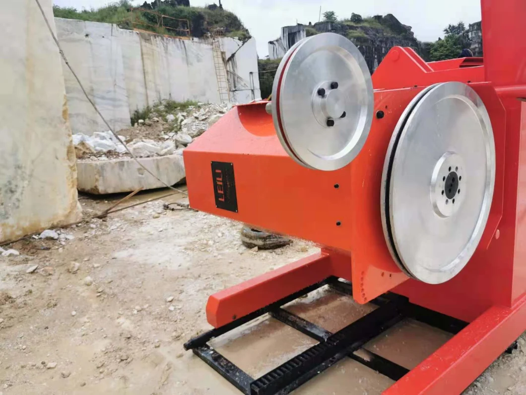 Permanent Magnet Motor Wire Saw Machine for Quarry Cutting 55/75 Kw