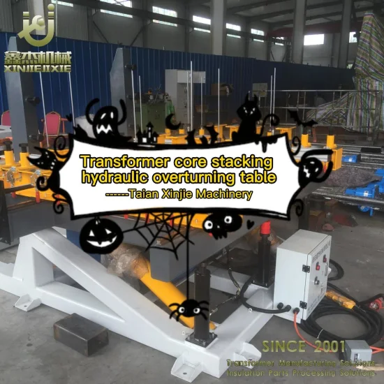 Transformer Core Tilting Stacking Assembly Table